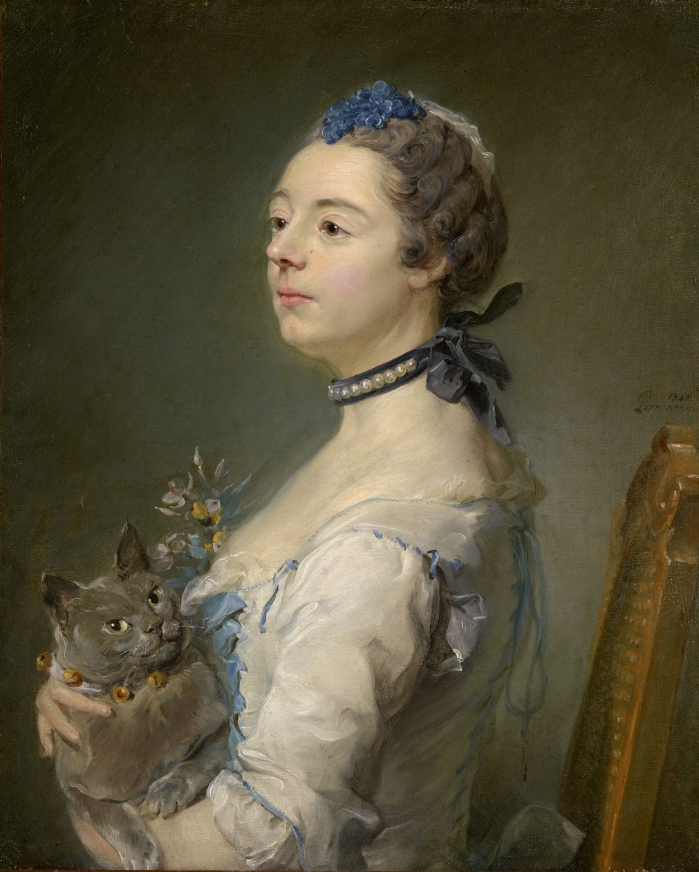 Magdaleine Pinceloup de la Grange, született de Parseval alkotó: Jean Baptiste Perronneau