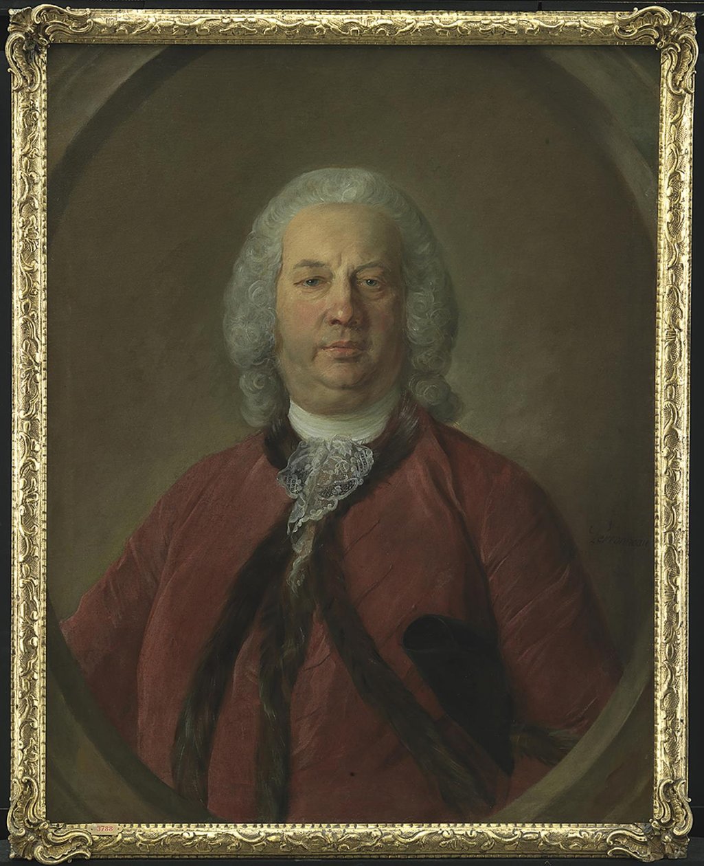 Frederik Hansen de Liliendal, dán bordeaux-i konzul portréja alkotó: Jean Baptiste Perronneau