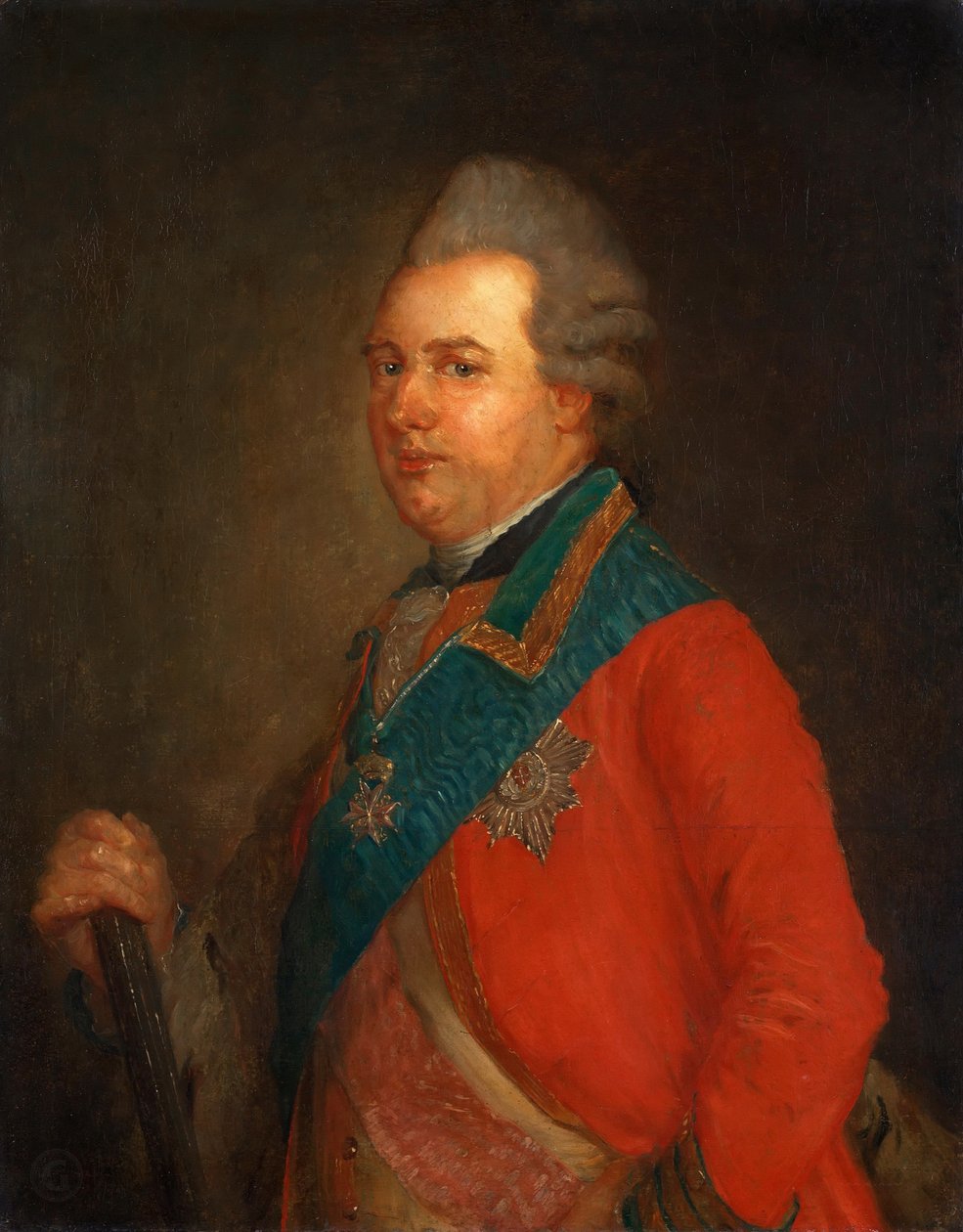 Károly hessen-kasseli herceg portréja 1744-1836. alkotó: Jean Baptiste Perronneau