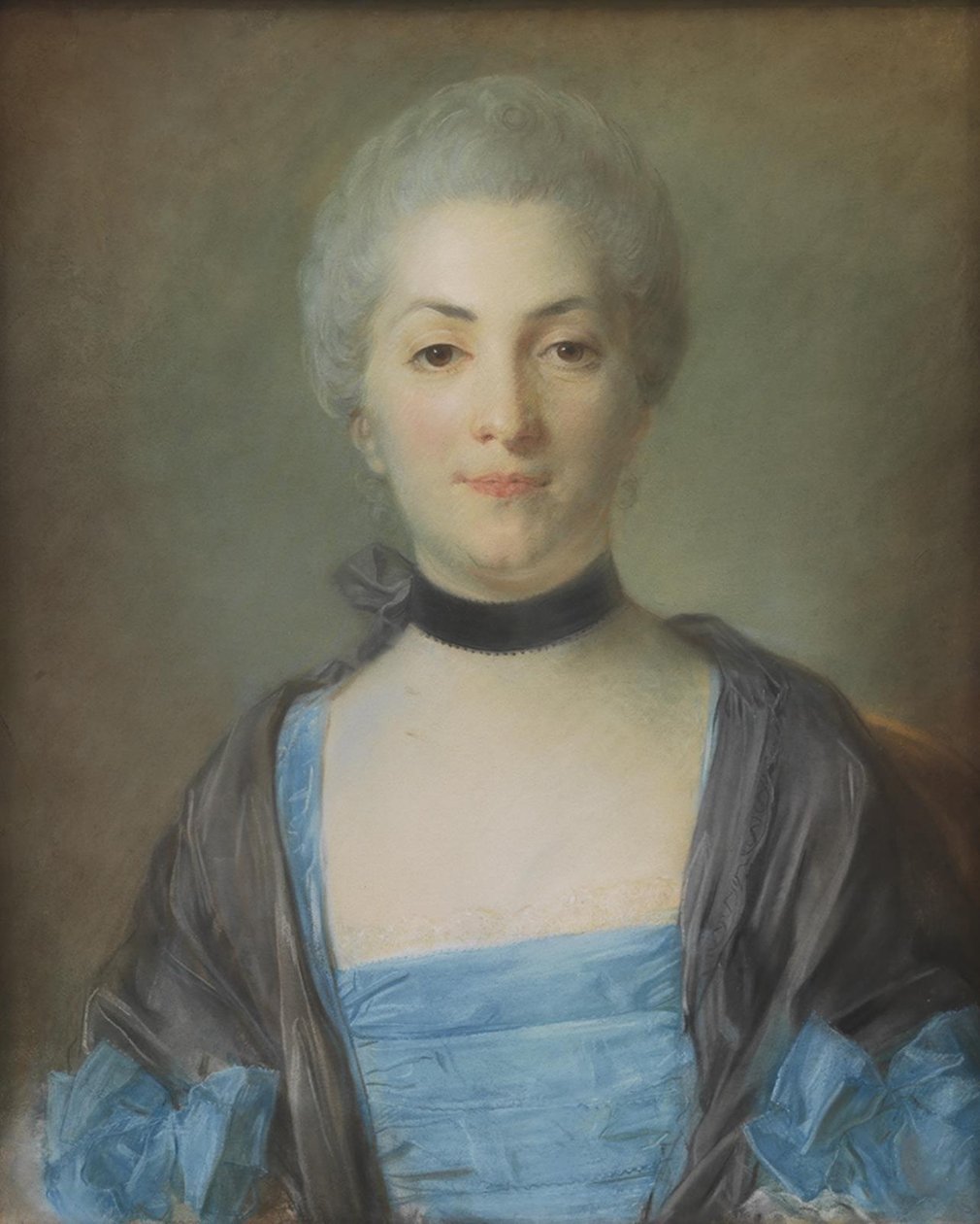 Egy hölgy portréja alkotó: Jean Baptiste Perronneau