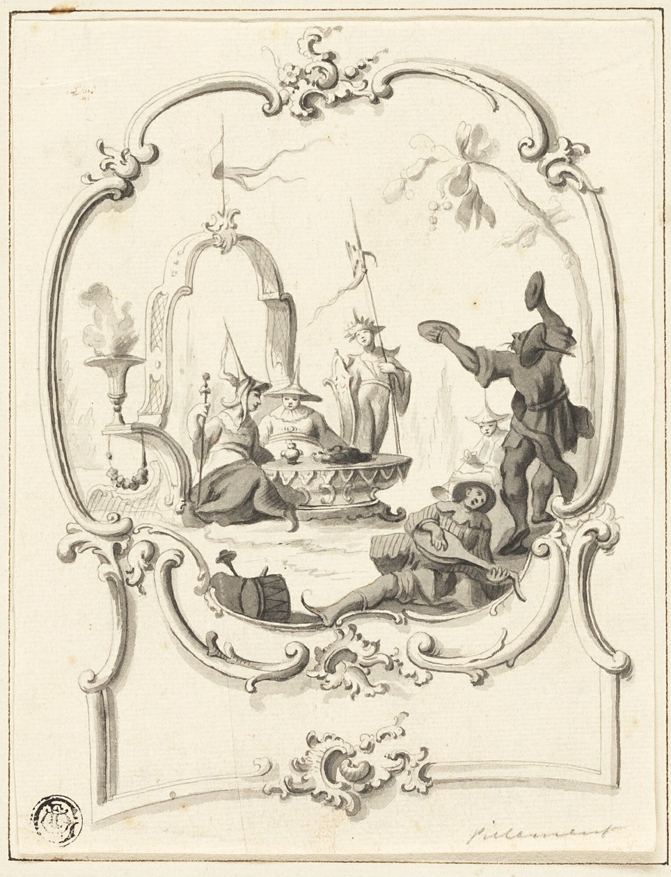 Chinoiserie alkotó: Jean Baptiste Pillement