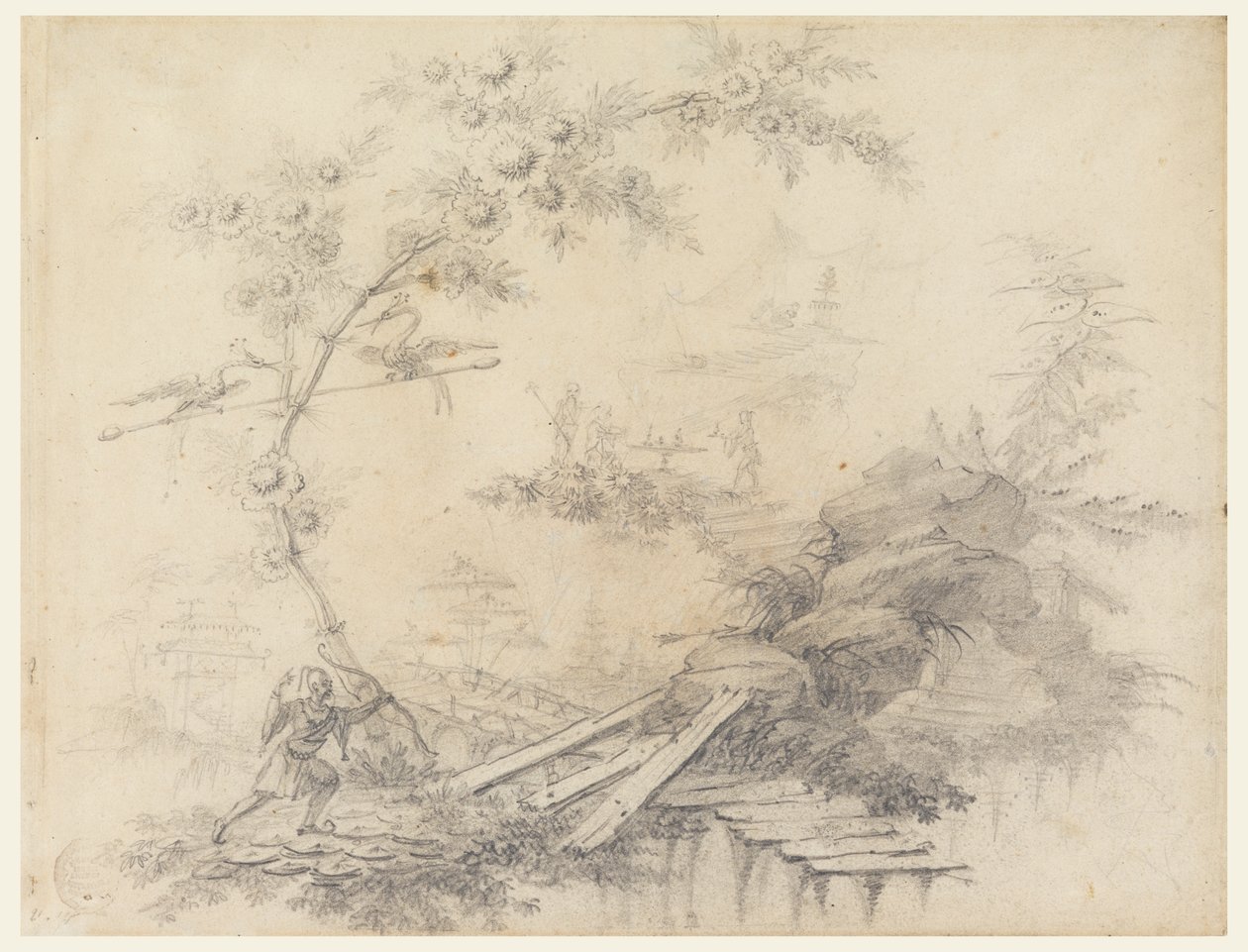 Chinoiserie Fantasy alkotó: Jean Baptiste Pillement