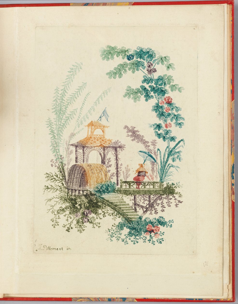 Ornamentális minta a "Nouvelle suite de cahiers chinois a l