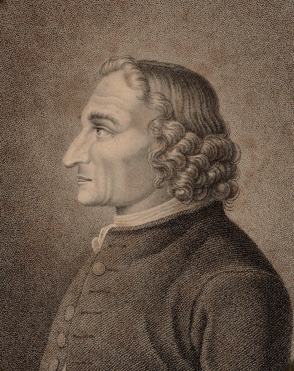 Giuseppe Tartini hegedűművész és zeneszerző portréja 1692-1770, 1810. alkotó: Jean Baptiste Ponce Lambert