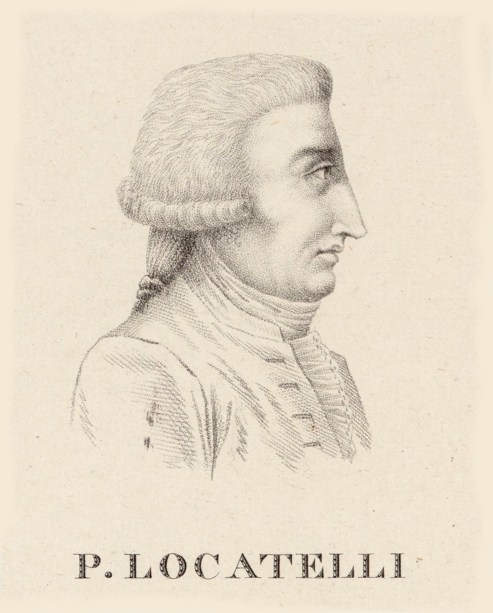 Pietro Antonio Locatelli hegedűművész és zeneszerző portréja 1695-1764. alkotó: Jean Baptiste Ponce Lambert