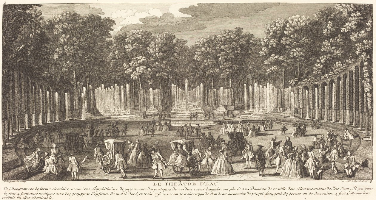 A Vízi Színház alkotó: Jean Baptiste Rigaud