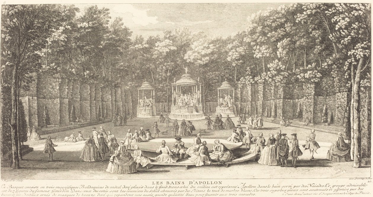 Apolló fürdői alkotó: Jean Baptiste Rigaud