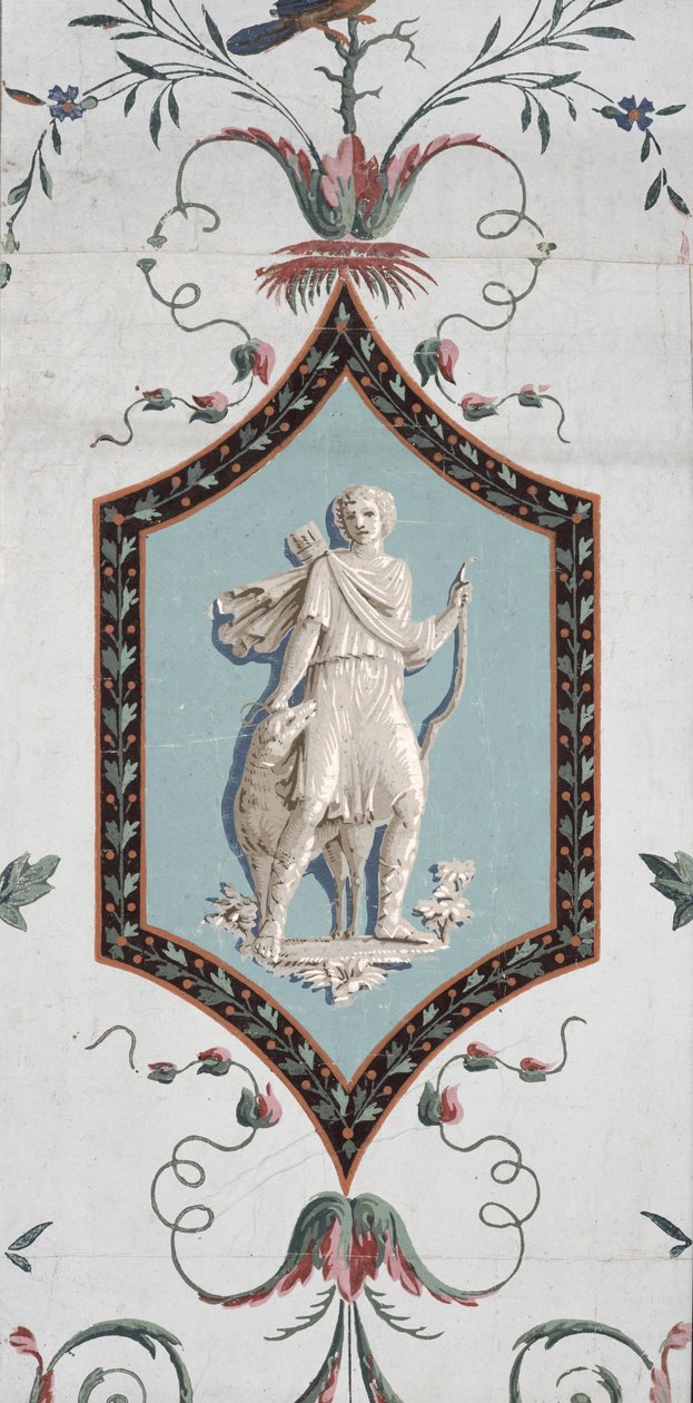 Arabesque tapétatervezés (részlet) (lásd még: 254542) alkotó: Jean Baptiste Réveillon