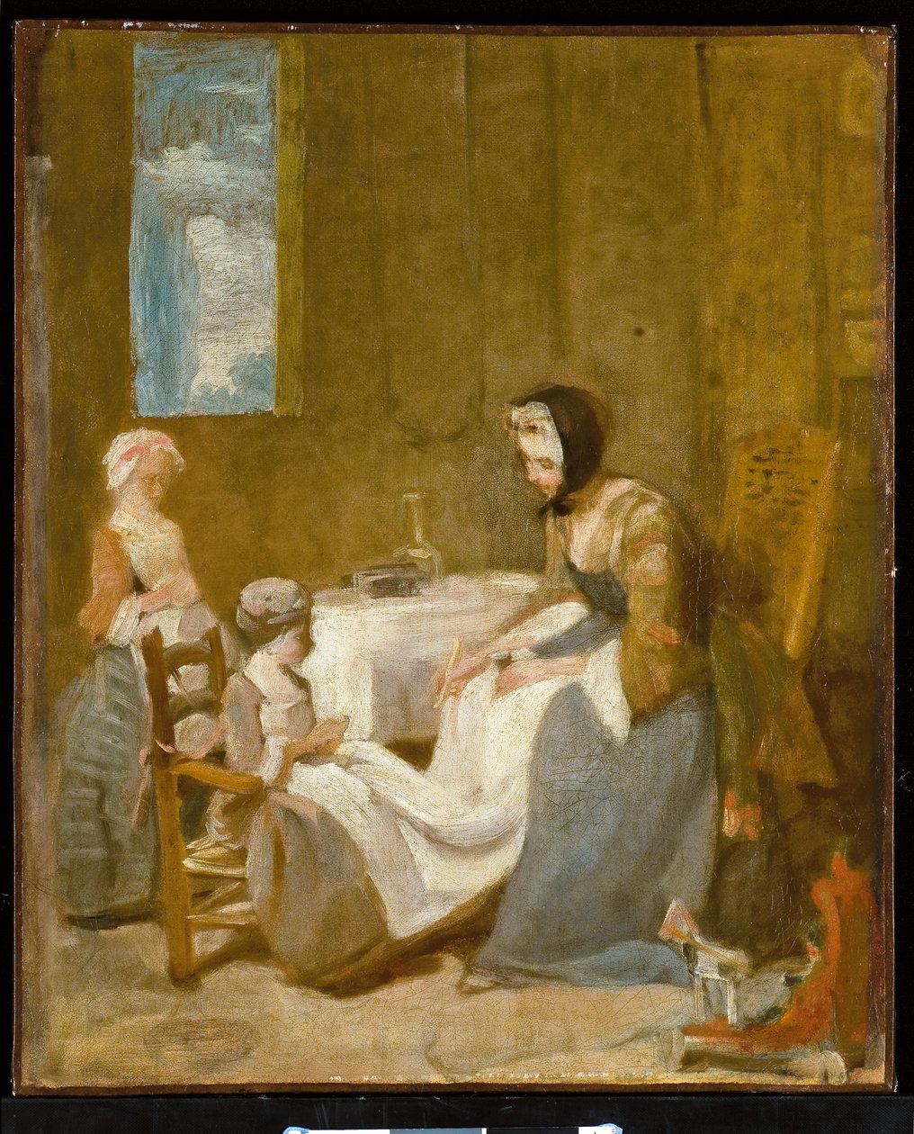 Grace, egy vázlat alkotó: Jean-Baptiste Simeon Chardin