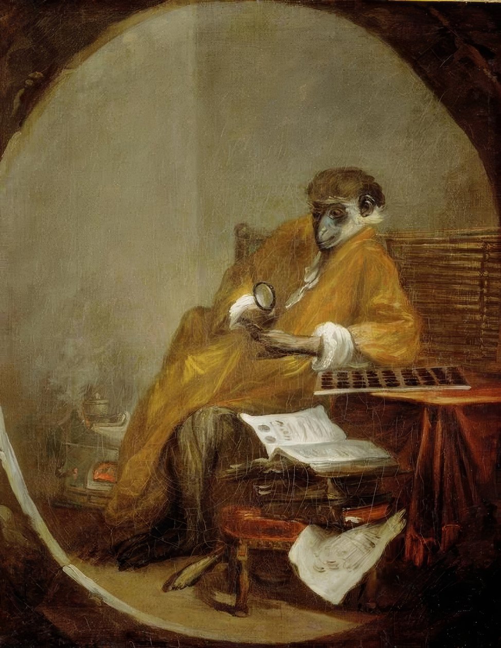 Az antik majom alkotó: Jean Baptiste Simeon Chardin