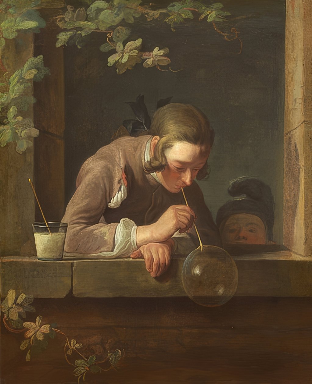 Szappanbuborékok. 1733/34 körül alkotó: Jean Baptiste Simeon Chardin