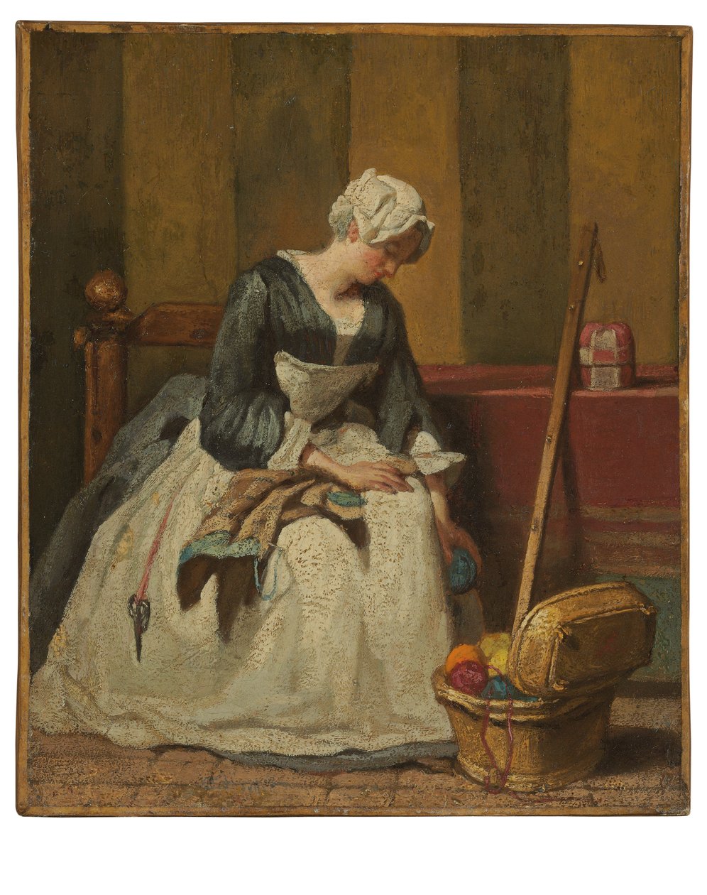 A hímző alkotó: Jean Baptiste Simeon Chardin