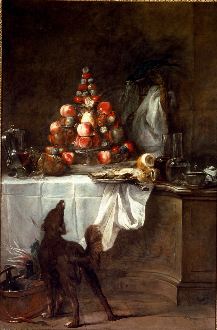 a büfé alkotó: Jean Baptiste Simeon Chardin