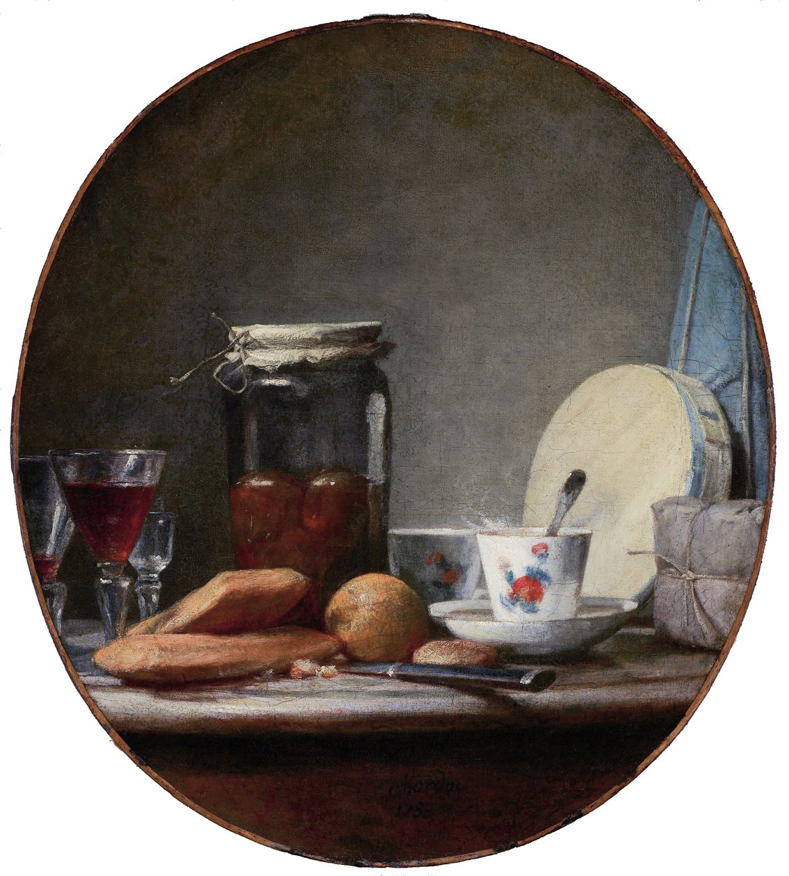 Jar sárgabarack alkotó: Jean Baptiste Simeon Chardin