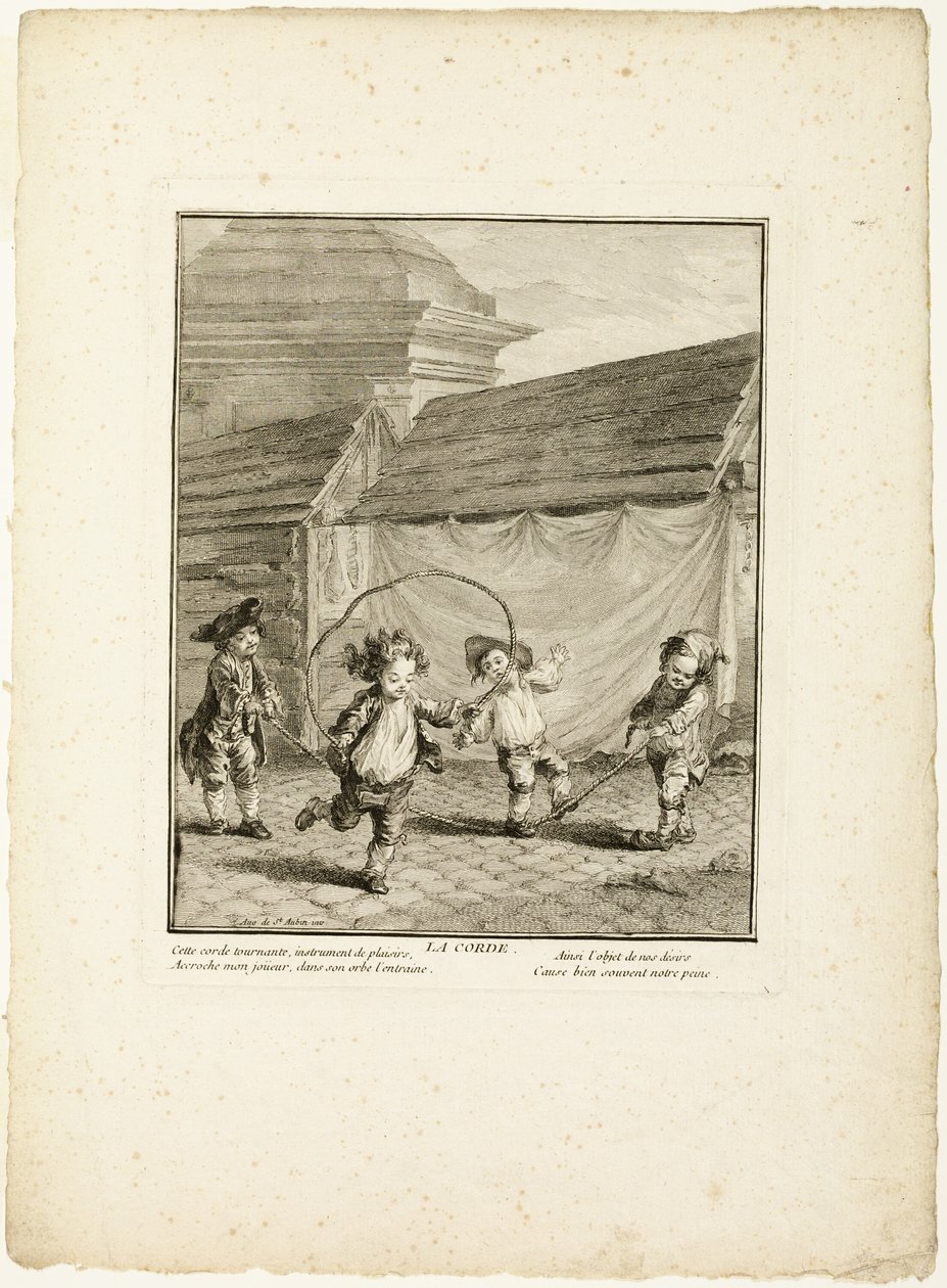 Jump Rope, a The Games of the Urchins of Paris-ból alkotó: Jean Baptiste Tilliard I