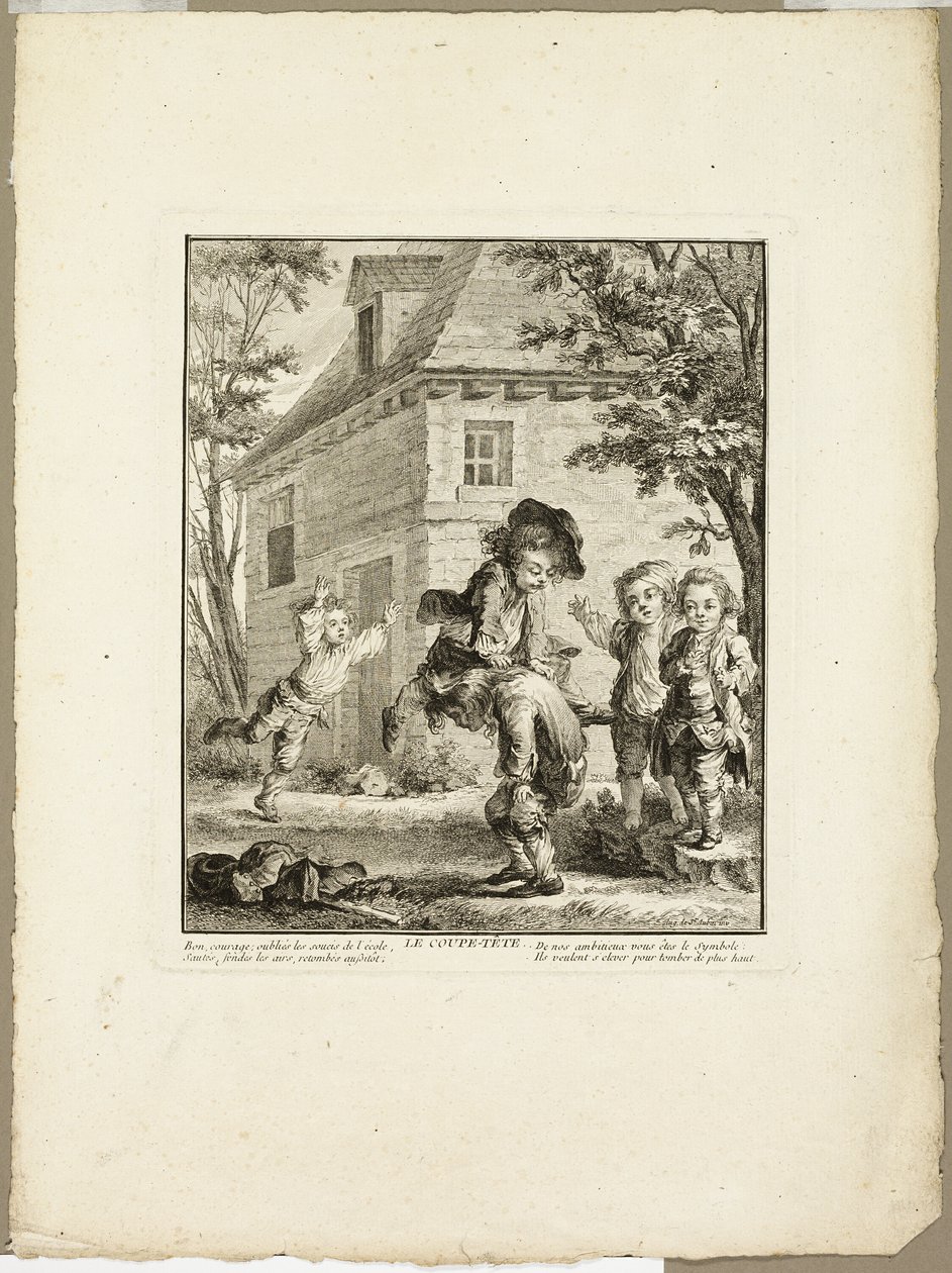 Szökellő béka, a Párizsi ősök játékaiból alkotó: Jean Baptiste Tilliard I