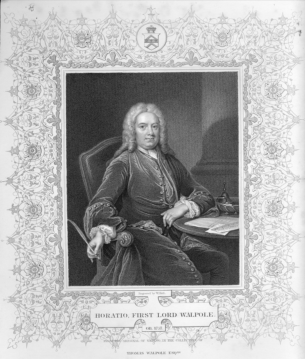 Horatio Walpole alkotó: Jean Baptiste Vanloo