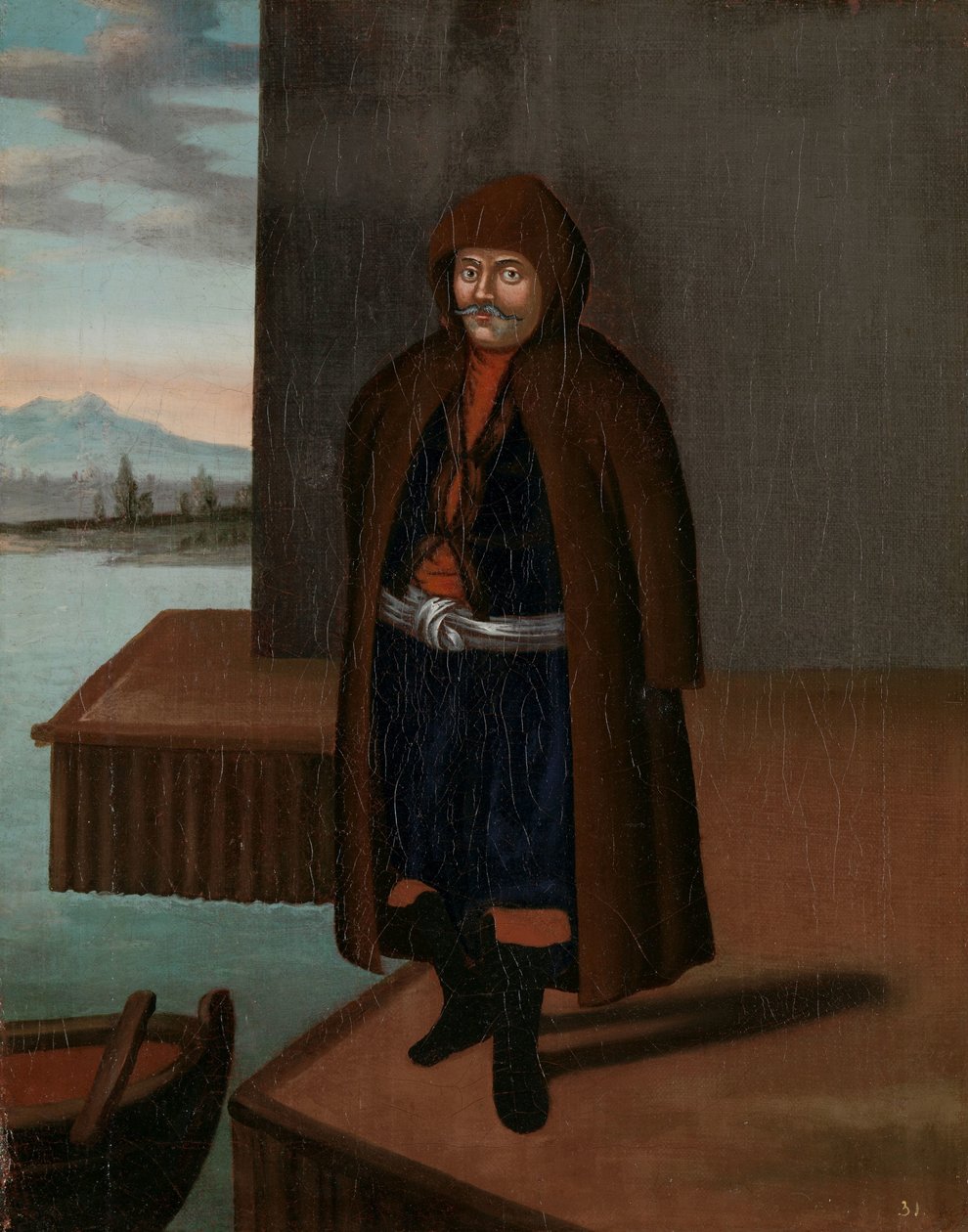 Férfi Patmosz szigetéről alkotó: Jean Baptiste Vanmour (workshop of)