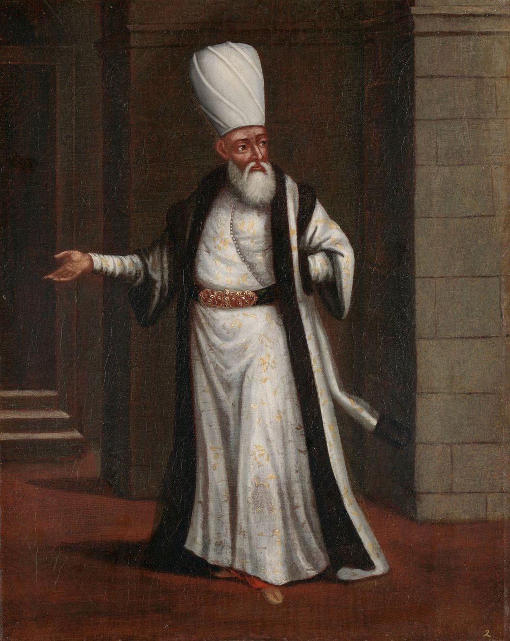 A janicsár Aga, a janicsárok főparancsnoka alkotó: Jean Baptiste Vanmour (workshop of)