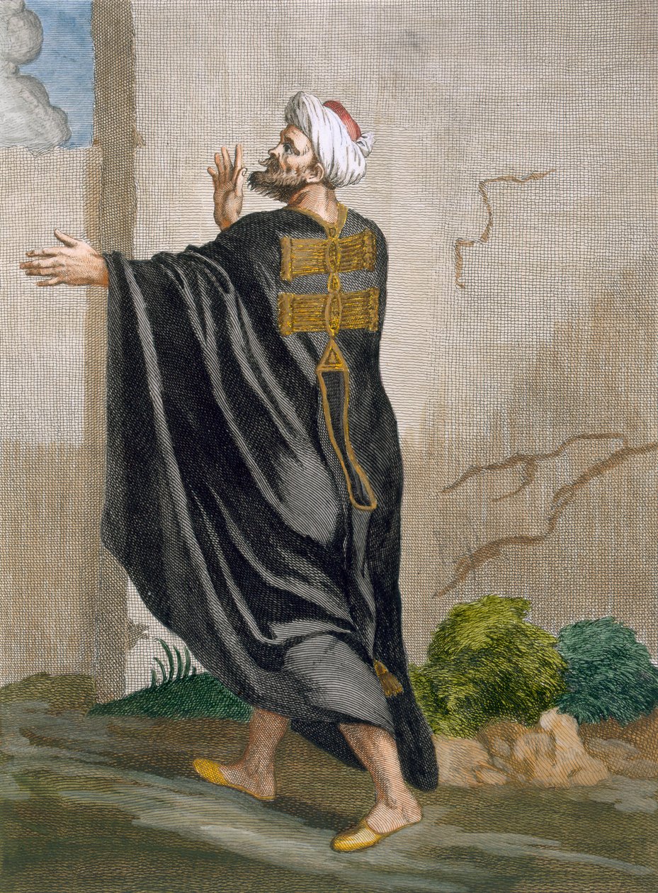 Berber, 95. tábla Charles de Ferriol „Levante különböző nemzeteit ábrázoló száz lenyomat gyűjteményéből”, vésette B. Baron, 1707-08 alkotó: Jean Baptiste Vanmour