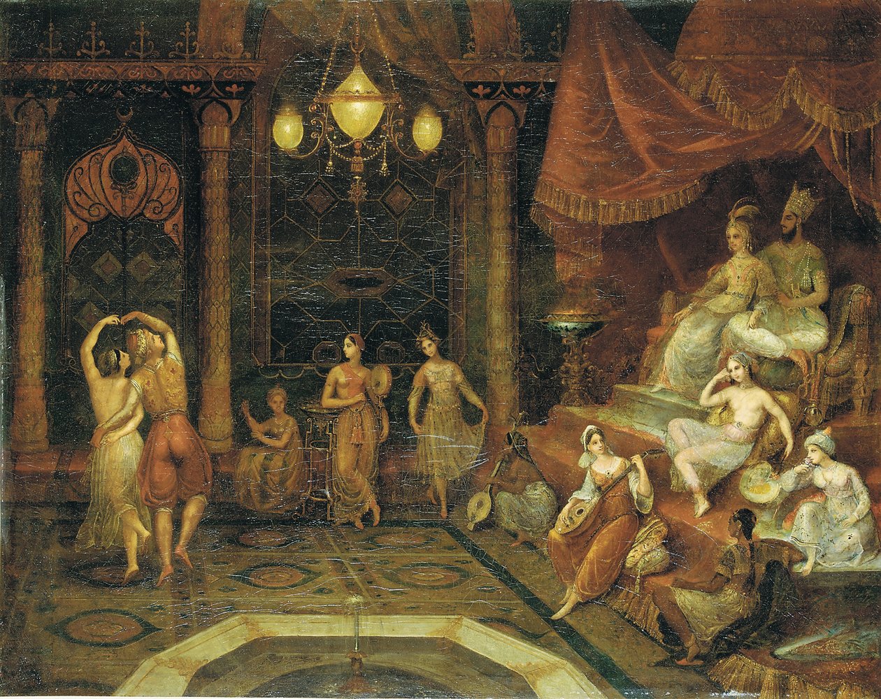 A szultán szórakoztatása alkotó: Jean Baptiste Vanmour