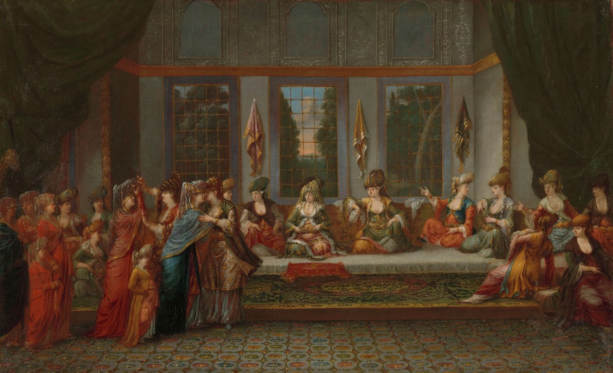 Görög esküvő, 1720-37 körül alkotó: Jean Baptiste Vanmour