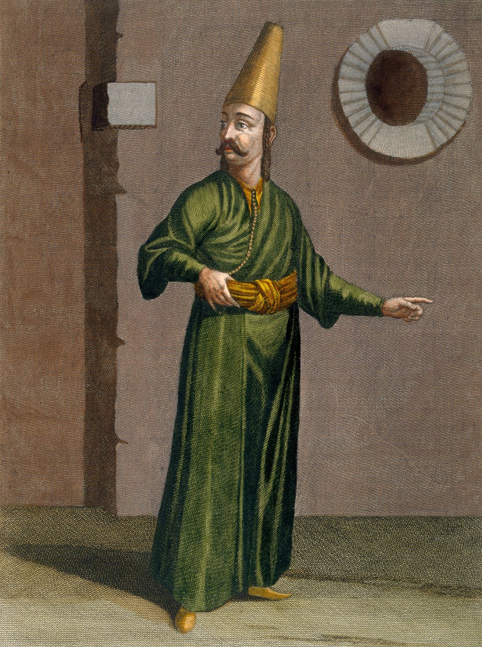 Lulufli-Baltadgi, 10. tábla Charles de Ferriol „Levante különböző nemzeteit ábrázoló száz lenyomat gyűjteményéből”, vésette: Gerard Scotin (1671-1716), 1707-08 (színes engr alkotó: Jean Baptiste Vanmour