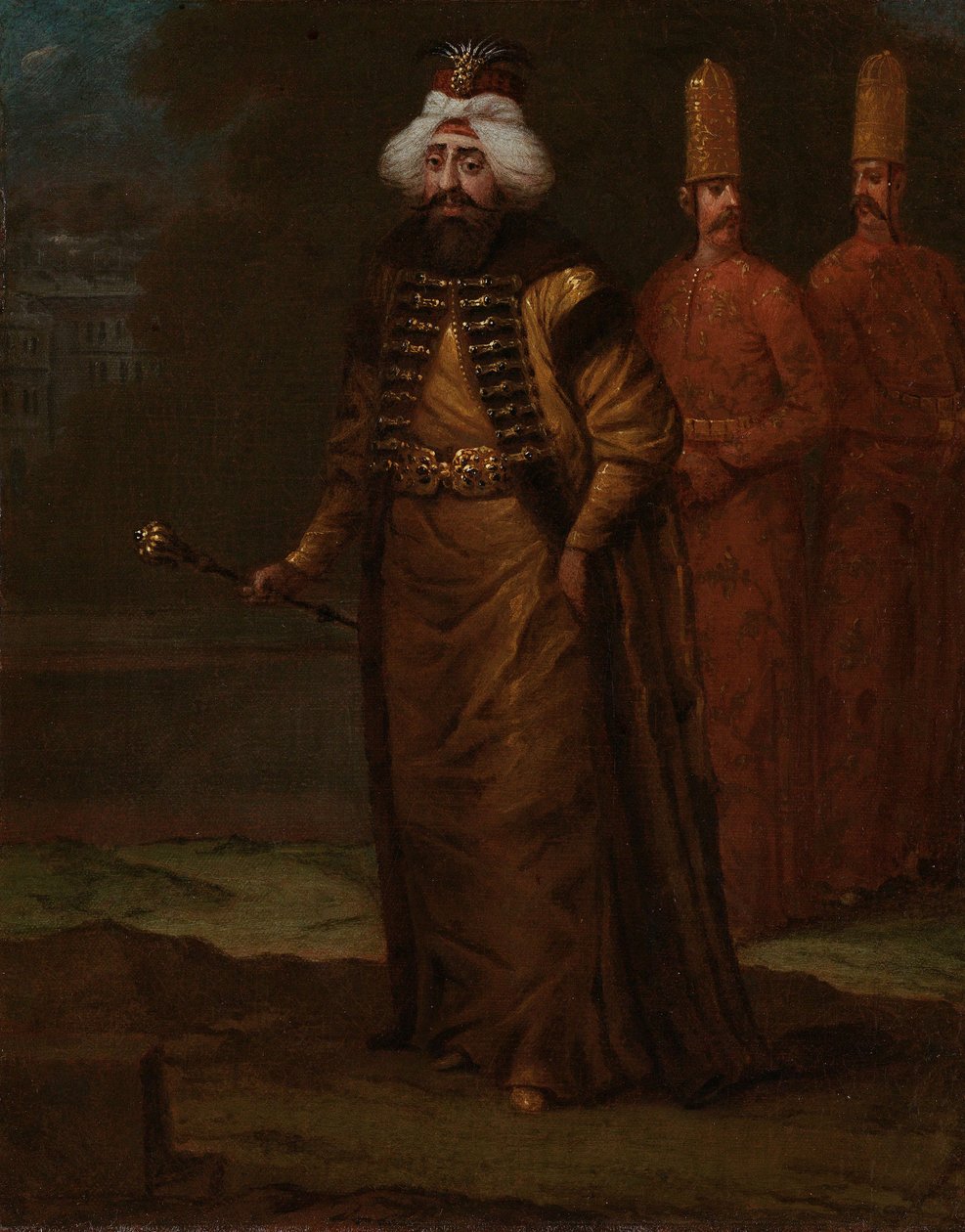 III. Ahmed szultán, 1727-30 körül alkotó: Jean Baptiste Vanmour