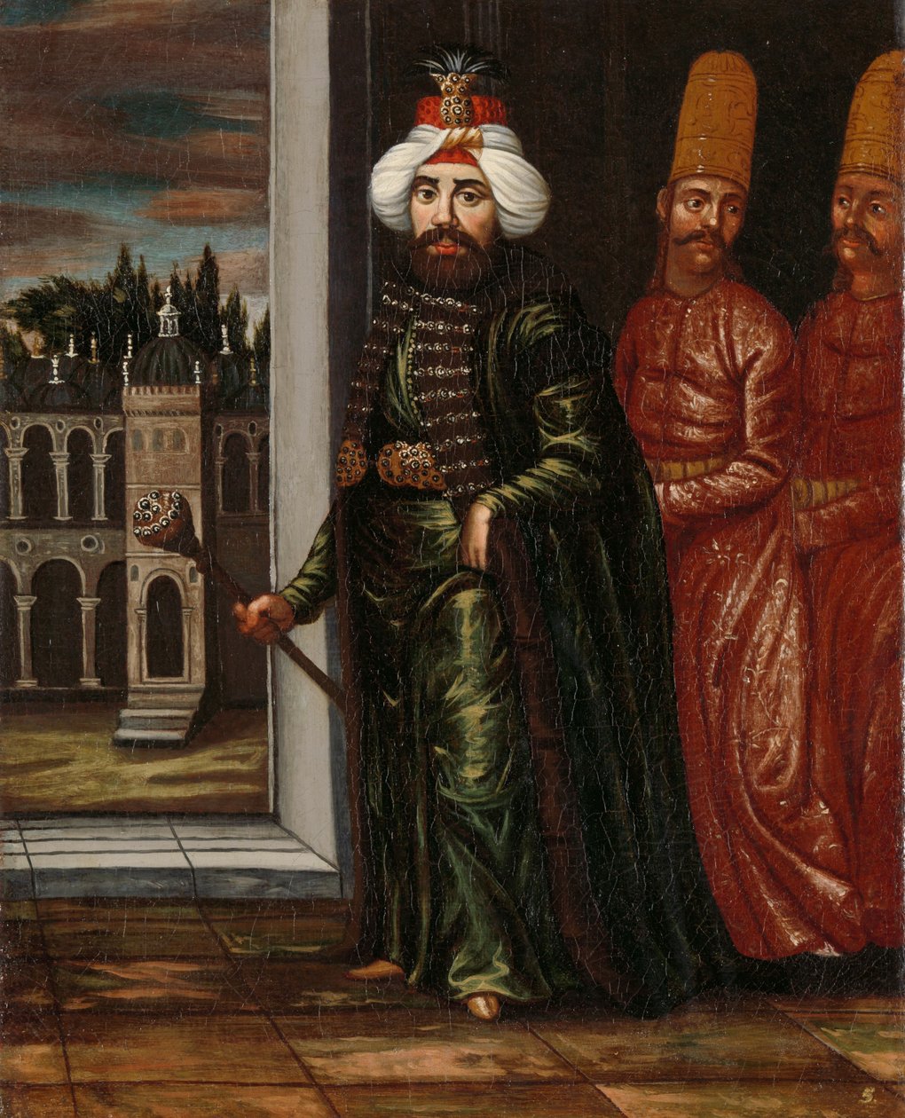 III. Ahmed szultán, 1727-30 körül alkotó: Jean Baptiste Vanmour