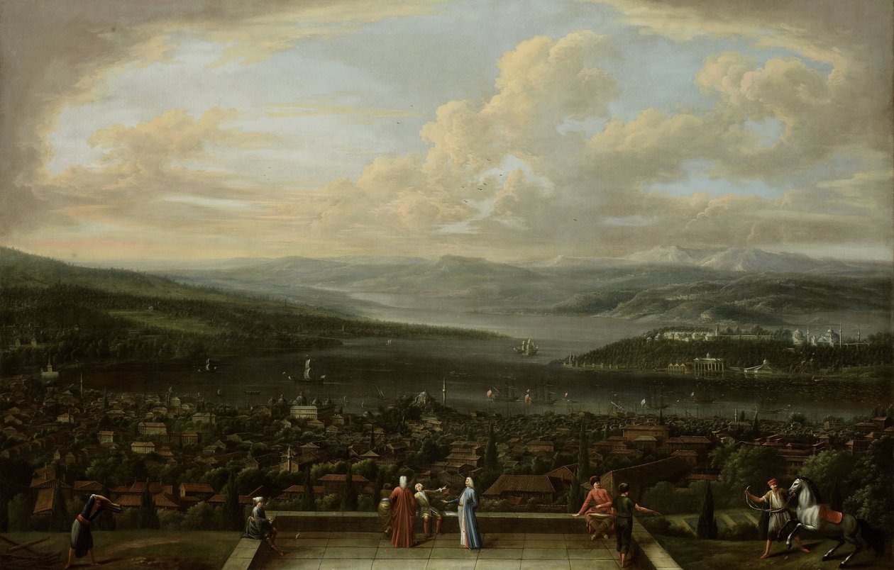 Kilátás Isztambulra a perai holland nagykövetségről Kilátás Isztambulra a perai holland nagykövetségről alkotó: Jean Baptiste Vanmour