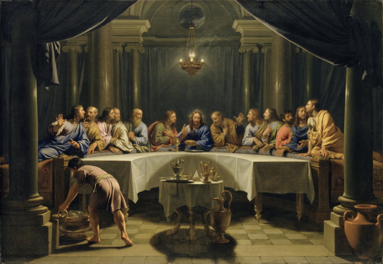 Az utolsó vacsora, 1678 körül alkotó: Jean Baptiste de Champaigne