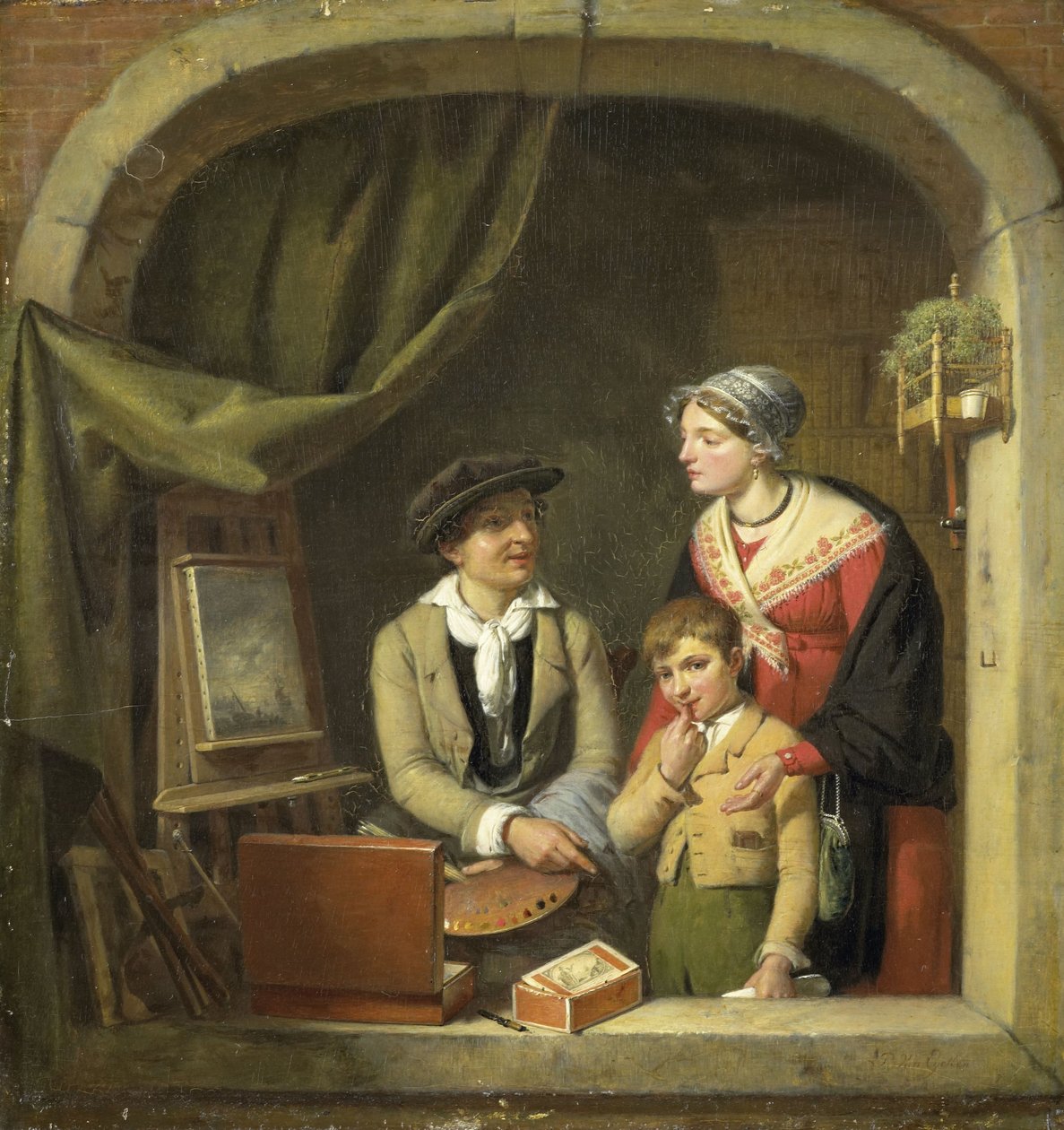 Festővé válás alkotó: Jean Baptiste van Eycken