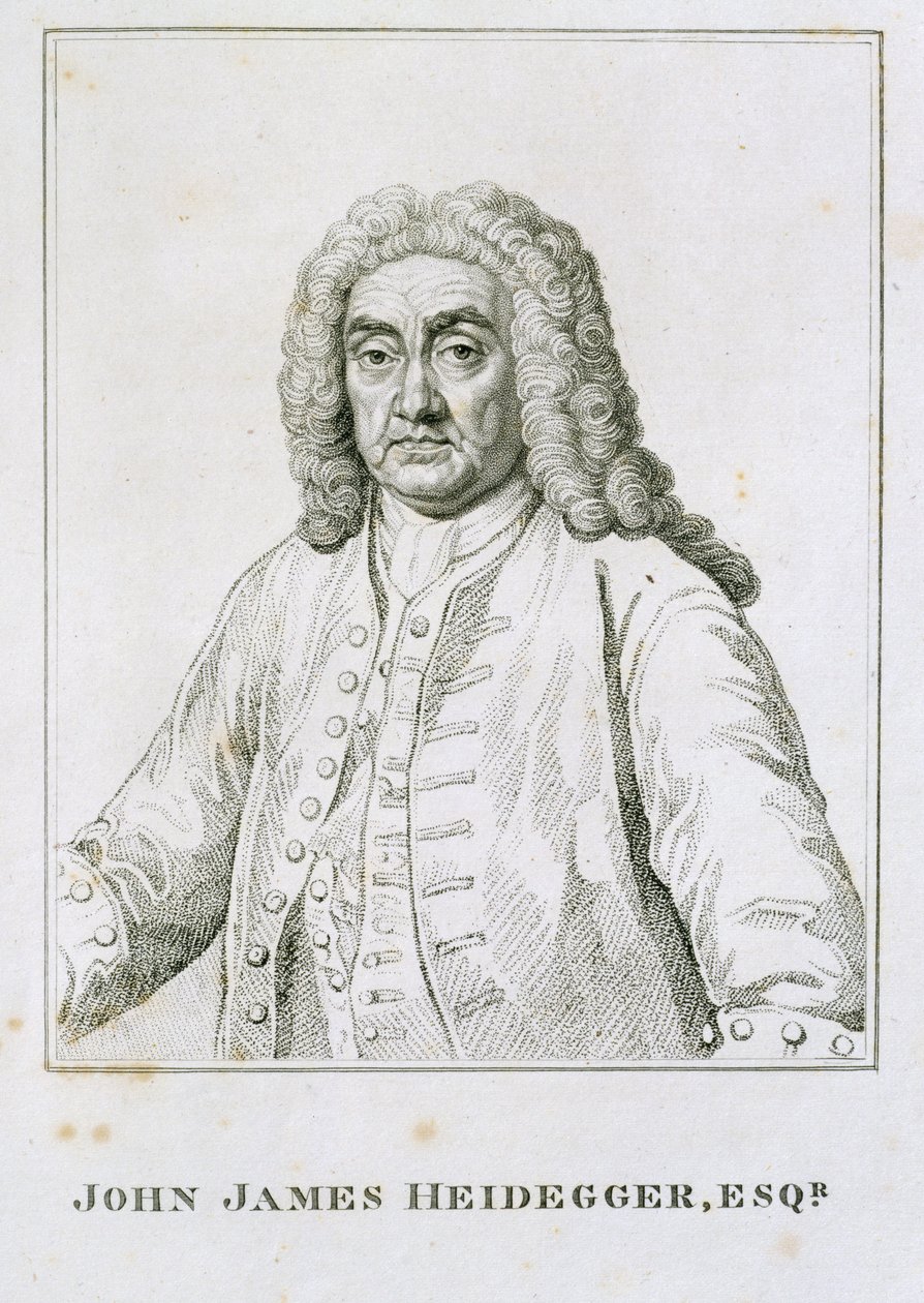 John James Heidegger (1666-1749) alkotó: Jean Baptiste van Loo