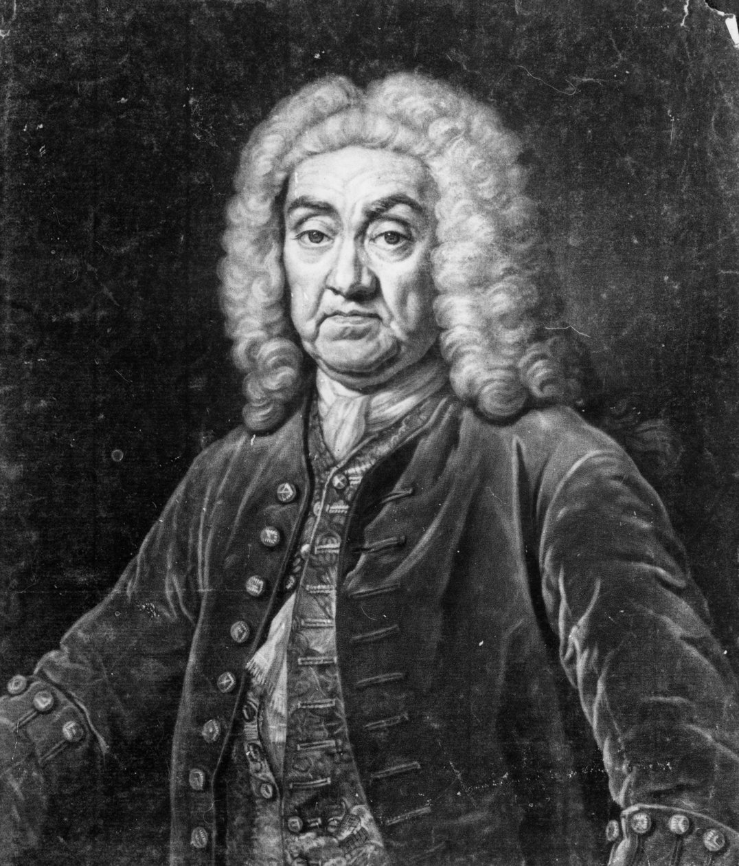 John James Heidegger, John Faber metszet, 1749 alkotó: Jean Baptiste van Loo