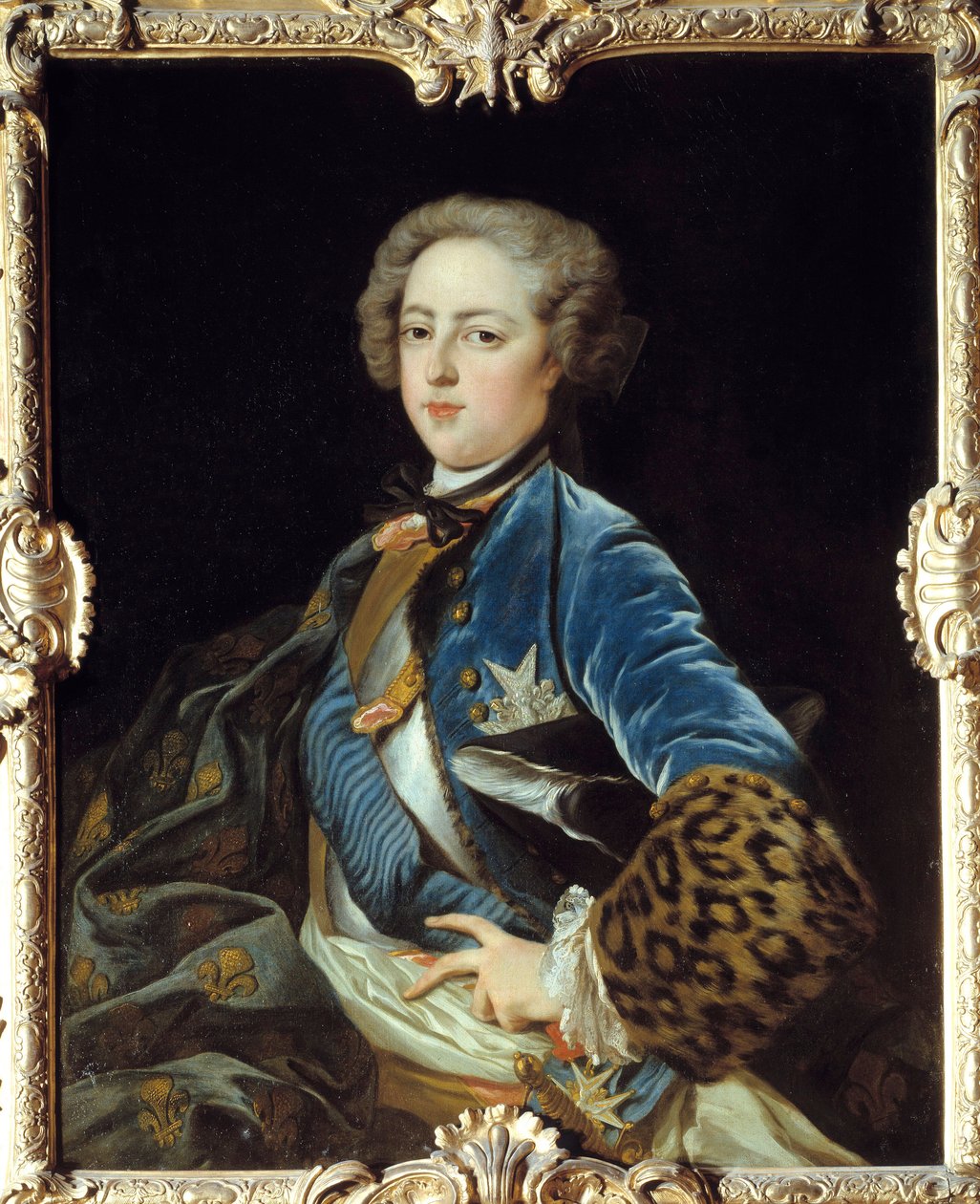 XV. Lajos (1710-1774), francia király portréja. Jean Baptiste Van Loo (1684-1745) festménye alkotó: Jean Baptiste van Loo