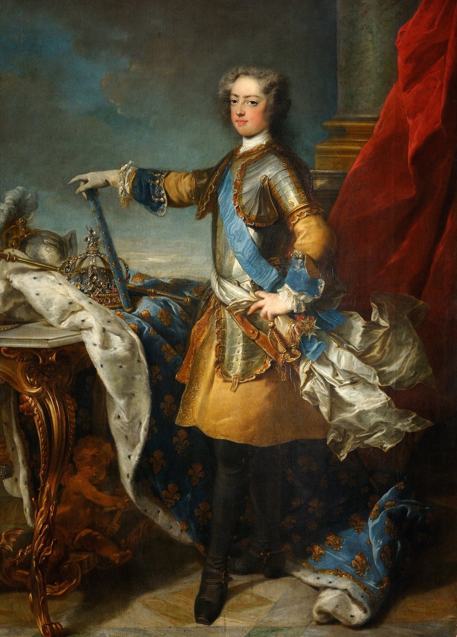 XV. Lajos király portréja 1710-1774, kb. 1723-1724 alkotó: Jean Baptiste van Loo