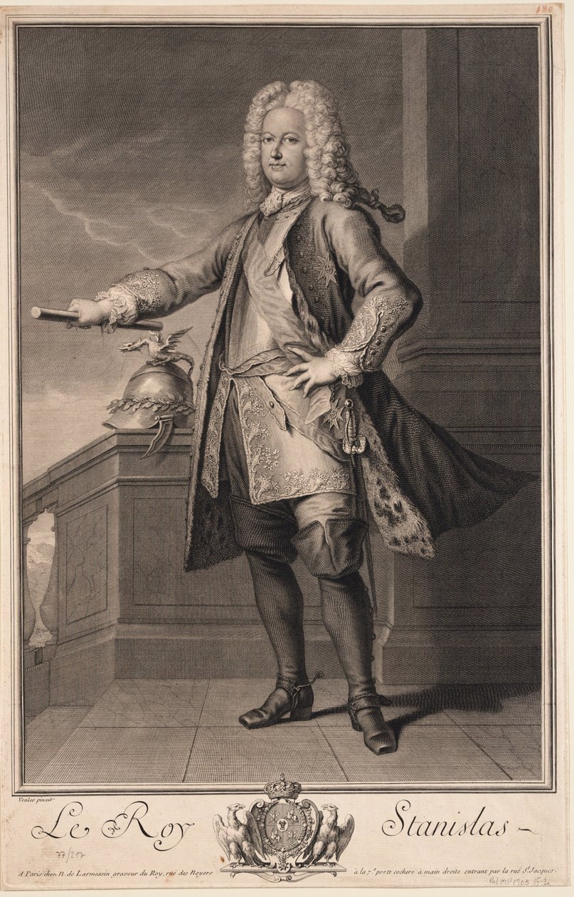 Stanislaw I Leszczynski 1677-1766, lengyel király, 1705 alkotó: Jean Baptiste van Loo