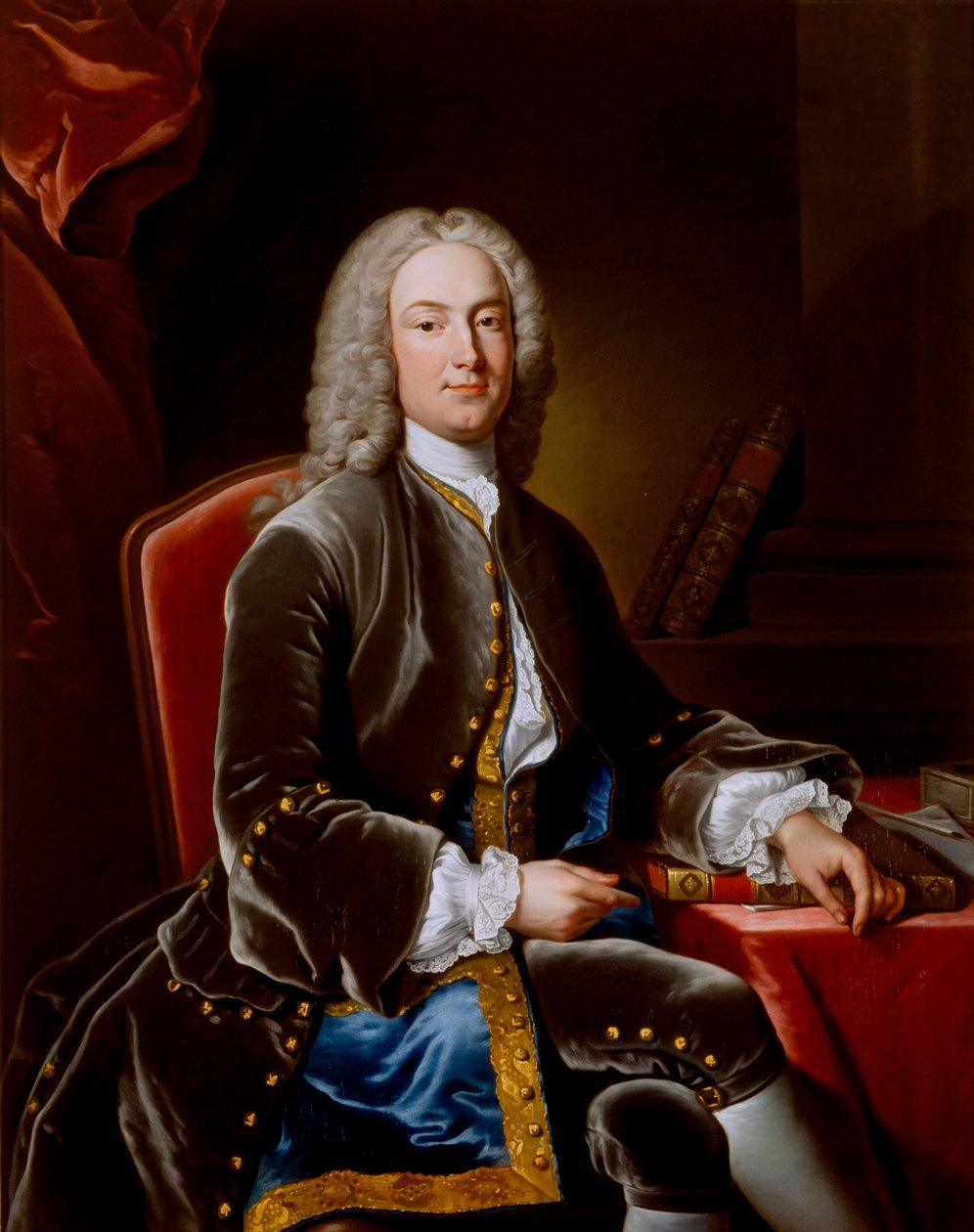 William Murray, Mansfield grófja, brit ügyvéd, politikus és bíró, 1738 alkotó: Jean Baptiste van Loo