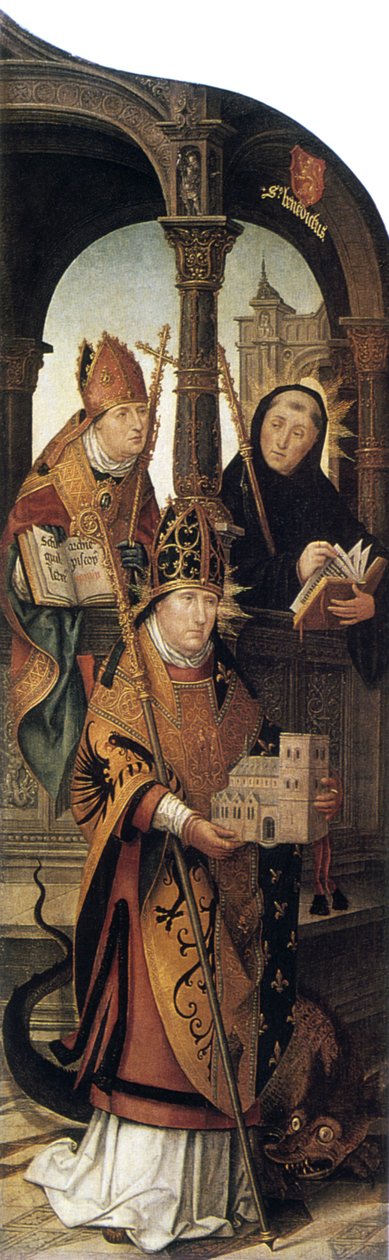 Angyali üdvözlet, 1516-1517 alkotó: Jean the Elder Bellegambe
