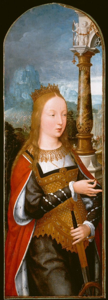 Szent Katalin alkotó: Jean Bellegambe