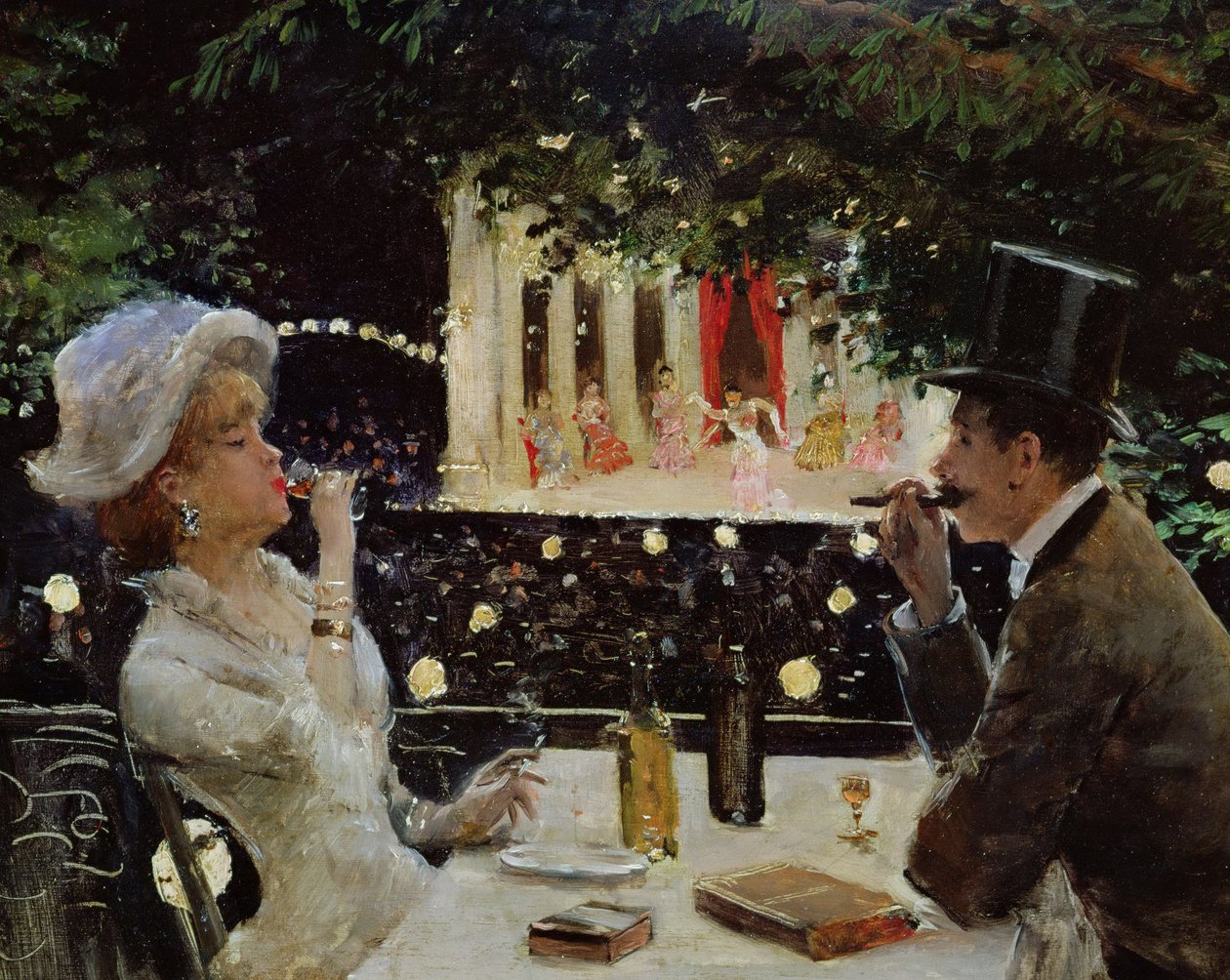 Vacsora a Nagyköveteknél, c. 1880. alkotó: Jean Beraud
