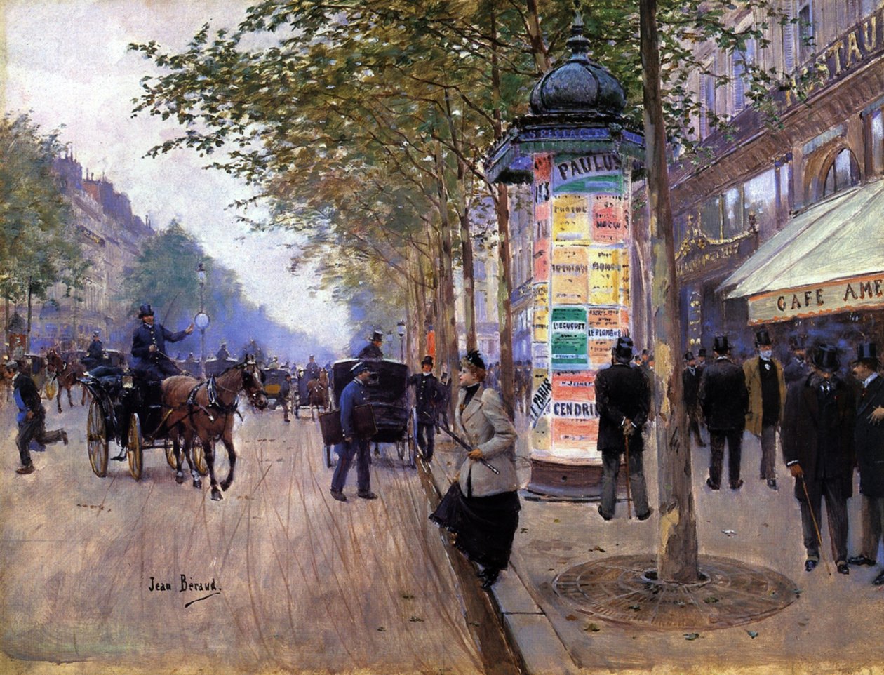 Taxit hívni alkotó: Jean Beraud