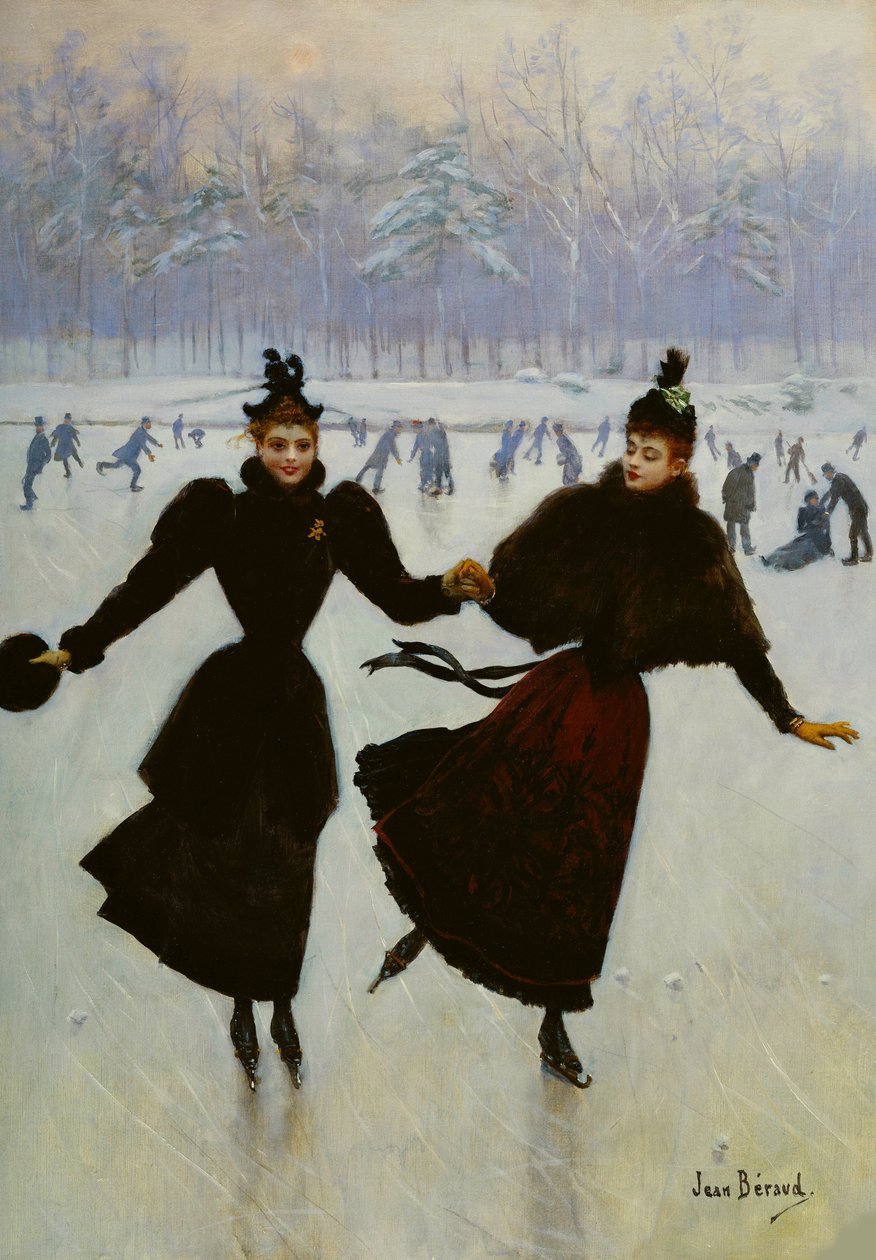 A korcsolyázók c. 1890. alkotó: Jean Beraud