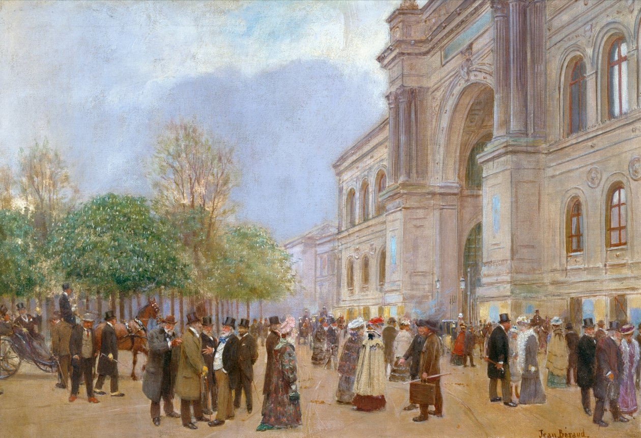 A Palais de lIndustrie-n kívül alkotó: Jean Beraud