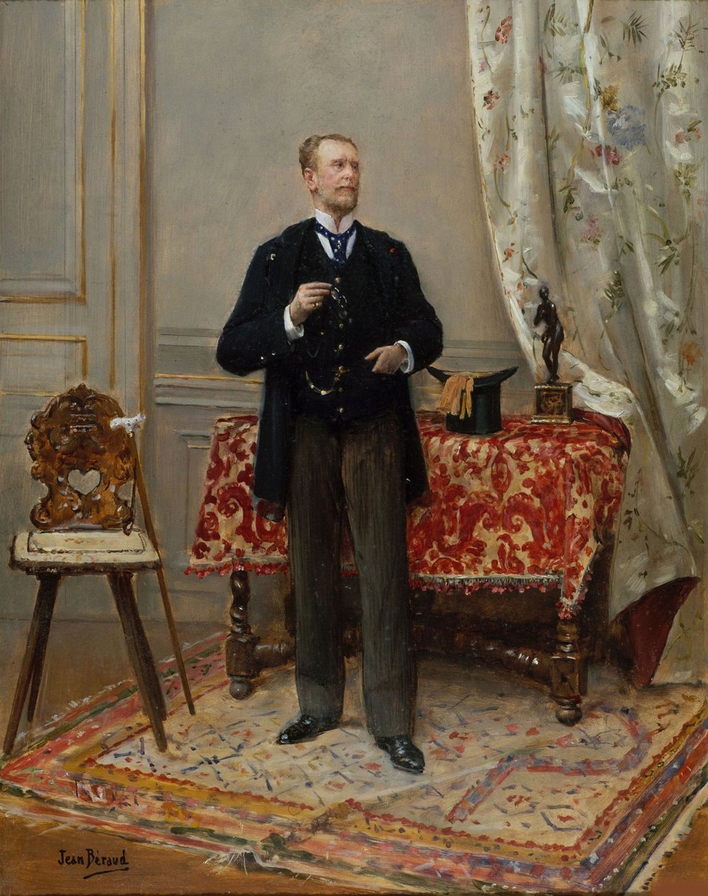 Edmond Taigny portréja 1828-1906, c. 1890. alkotó: Jean Beraud