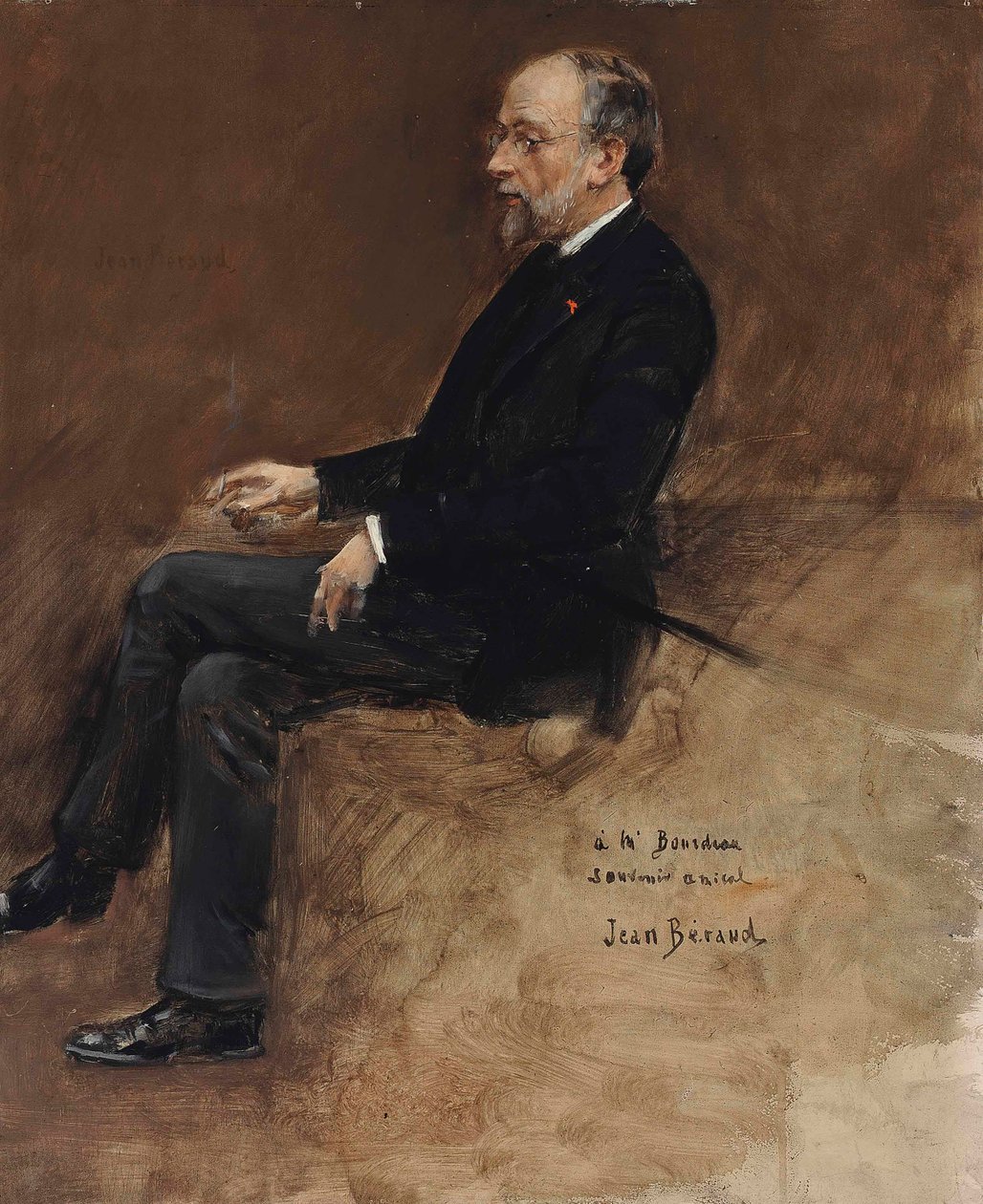 Hippolyte Taine portréja (olaj a panelen) alkotó: Jean Beraud