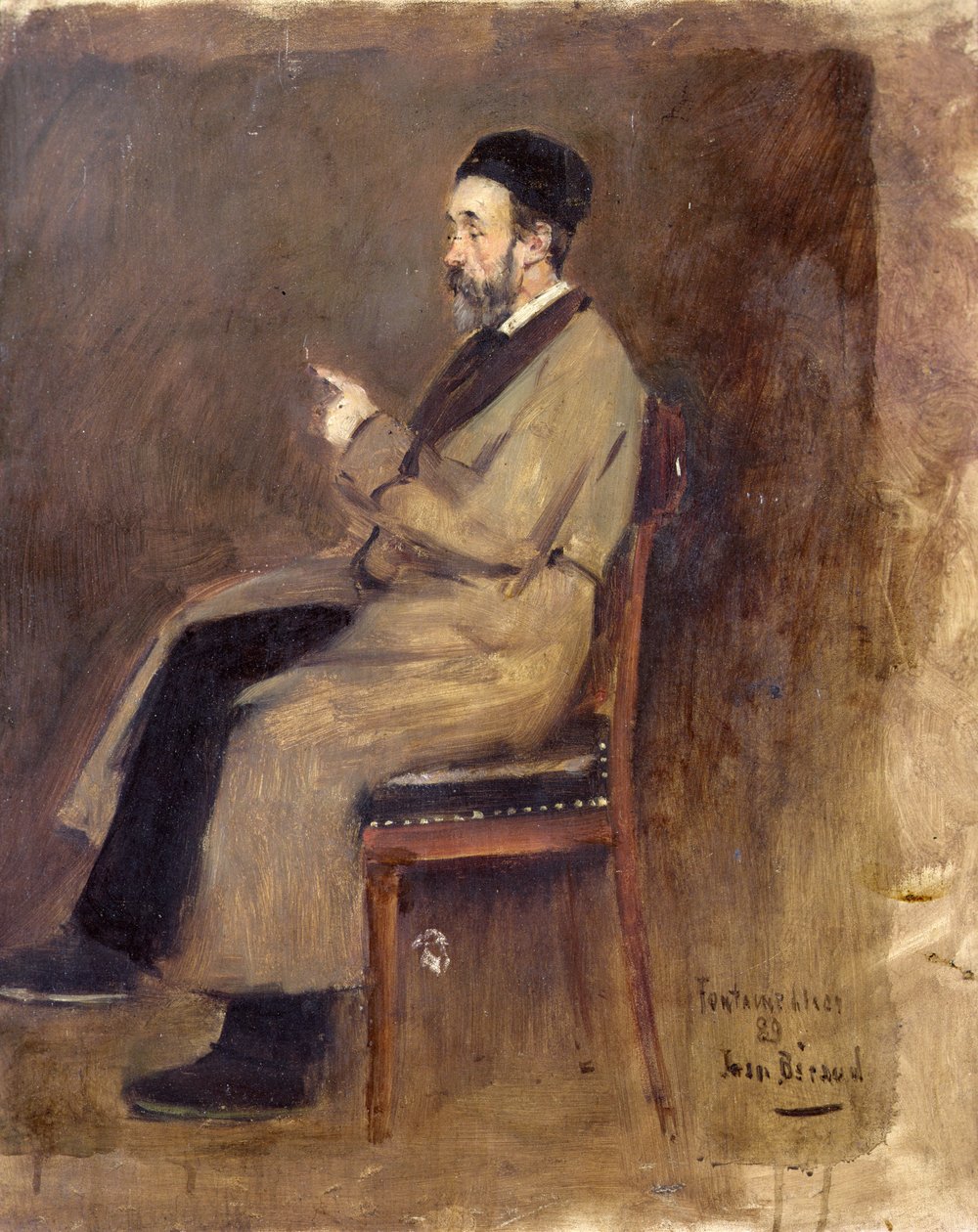 J. J. Weiss (1827-1891) portréja alkotó: Jean Beraud