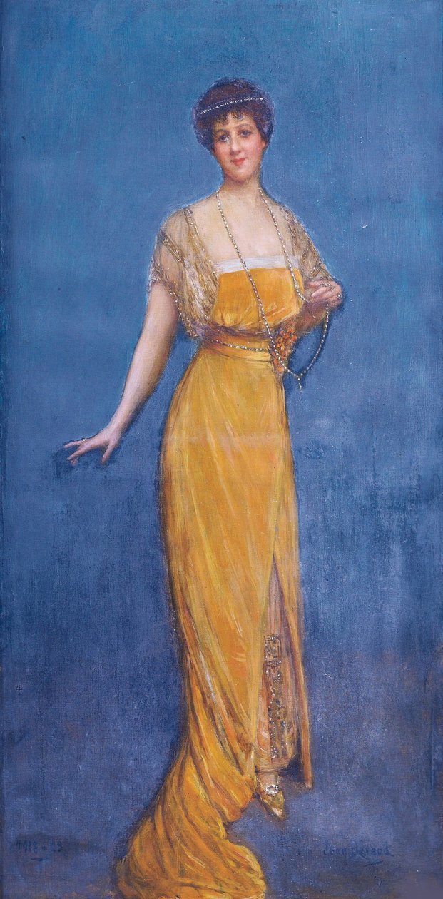 Madame Blanche Vesnitch, született Ulman portréja, 1913. alkotó: Jean Beraud