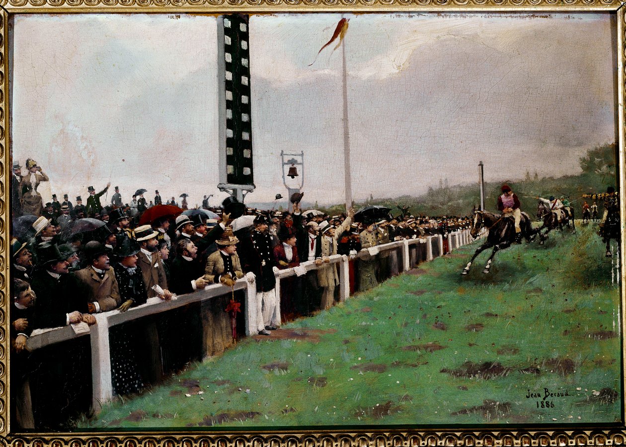 Versenyek Longchampban alkotó: Jean Beraud