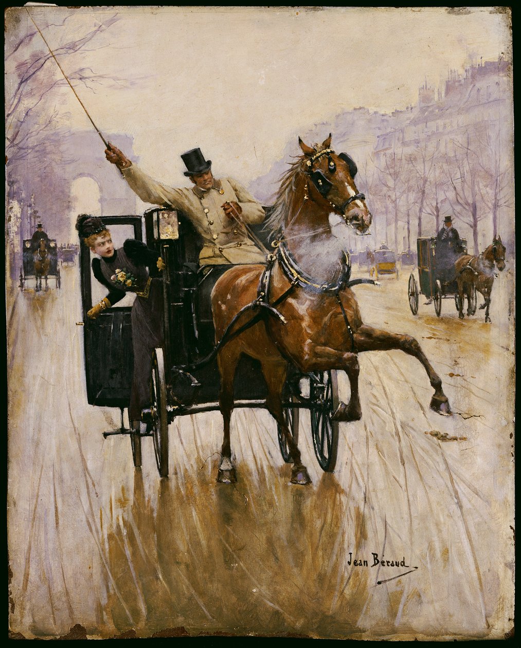 Álljon meg! alkotó: Jean Beraud